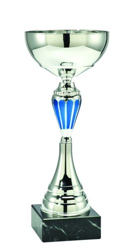 Pokal silber-blau 279