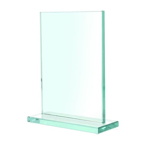 Glas-Trophäe transparent 8003